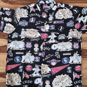 Reyn Spooner White Sox Vintage button up Shirt